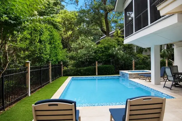 Pool of this home in Sea Pines