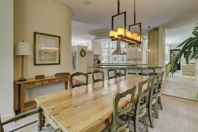 Dining area of this home in Sea Pines