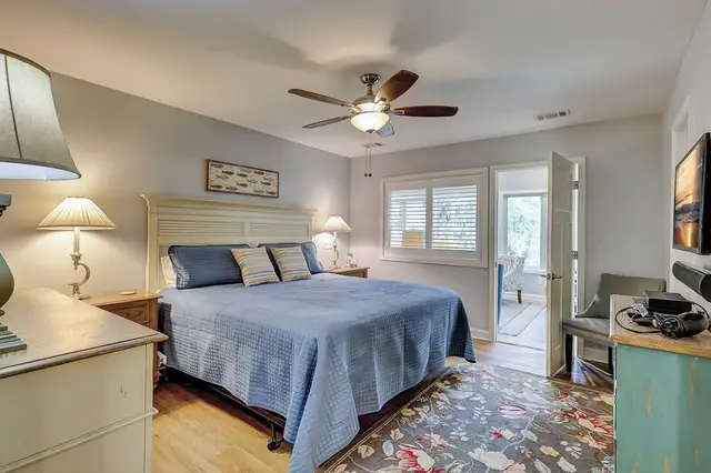 Bedroom of this home in Sea Pines