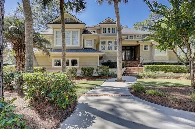 Outside of this home in Sea Pines
