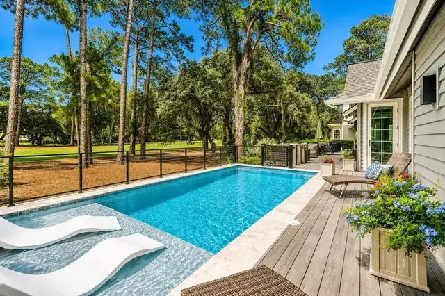 Pool of this home in Sea Pines
