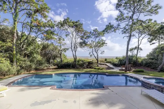 Pool of this home in Sea Pines