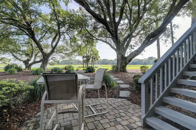 Balcony of this home in Sea Pines