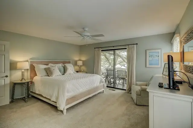 Bedroom of this home in Sea Pines