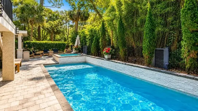 Pool of this home in Sea Pines