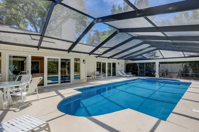 Pool of this home in Sea Pines