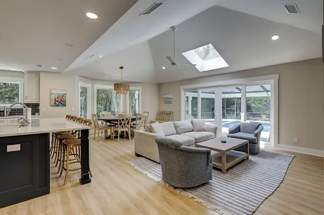 Living room of this home in Sea Pines