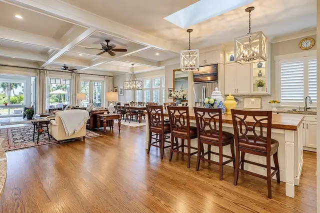 Living room of this home in Sea Pines