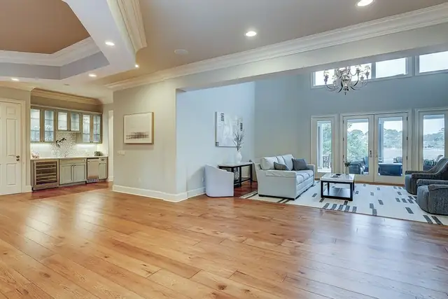 Living room of this home in Sea Pines