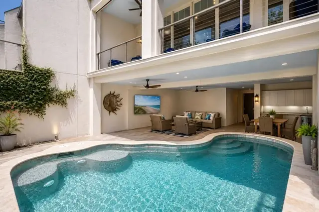 Pool of this home in Sea Pines