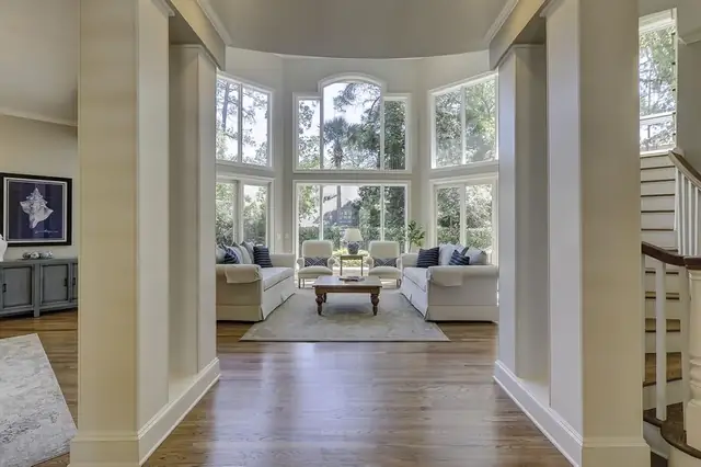 Living room of this home in Sea Pines
