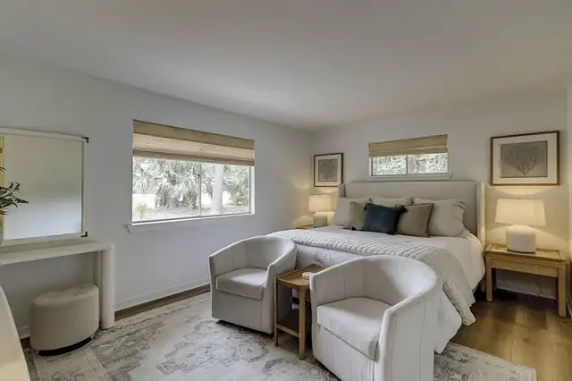 Bedroom of this home in Sea Pines