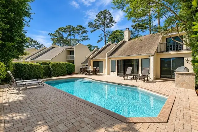 Pool of this home in Sea Pines