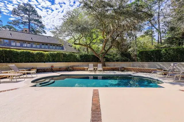 Pool of this home in Sea Pines