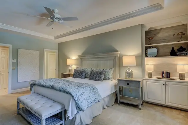 Bedroom of this home in Sea Pines