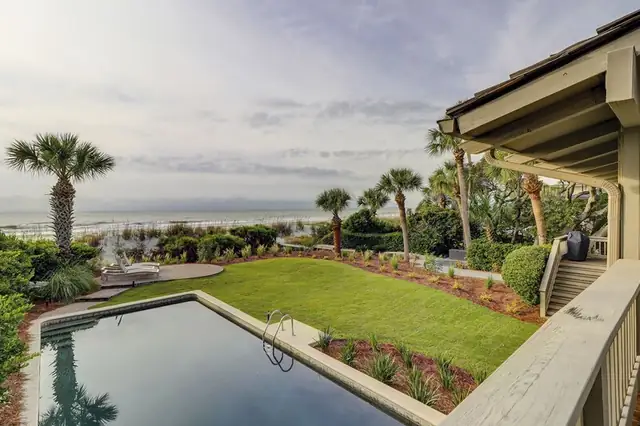 Pool of this home in Sea Pines