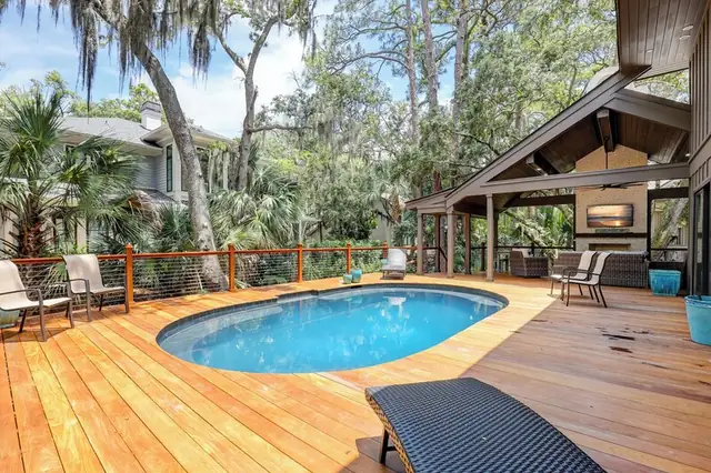 Pool of this home in Sea Pines