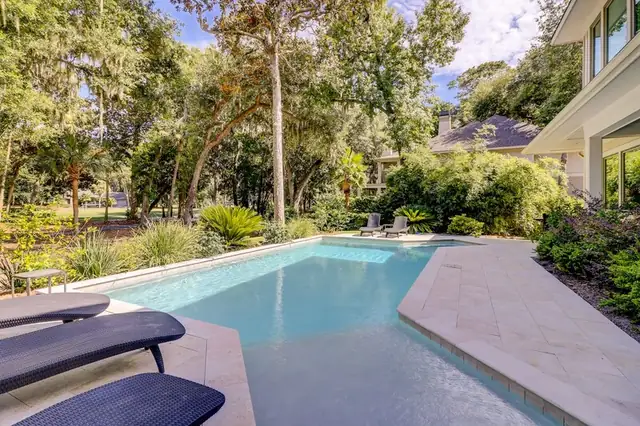 Pool of this home in Sea Pines