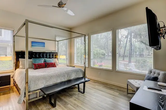 Bedroom of this home in Sea Pines