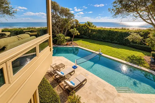 Pool of this home in Sea Pines