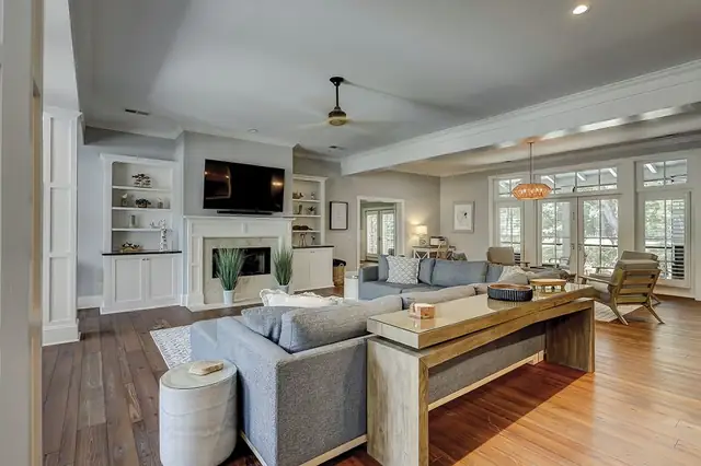 Living room of this home in Sea Pines