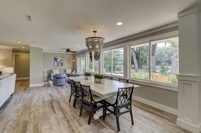 Dining area of this home in Sea Pines