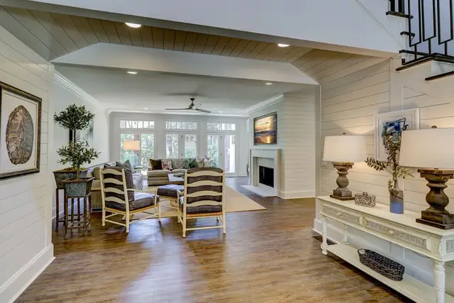Living room of this home in Sea Pines