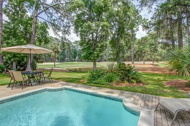 Pool of this home in Sea Pines