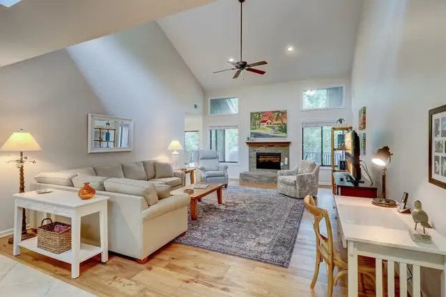 Living room of this home in Sea Pines