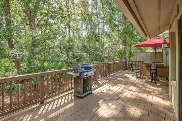 Balcony of this home in Sea Pines