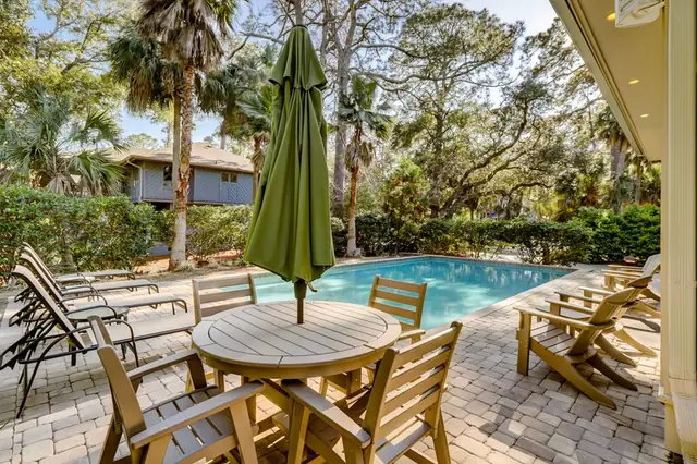 Pool of this home in Sea Pines