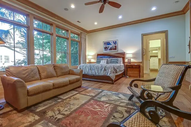 Bedroom of this home in Sea Pines