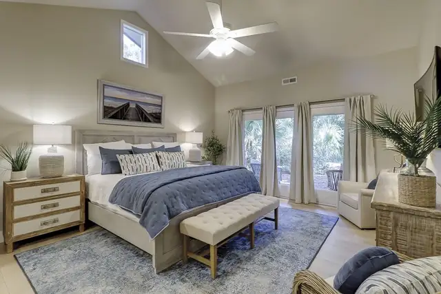 Bedroom of this home in Sea Pines