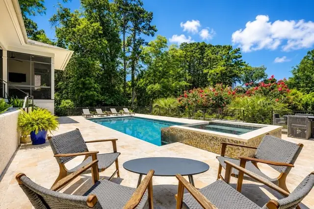 Pool of this home in Sea Pines