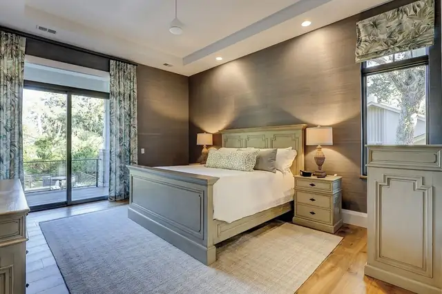Bedroom of this home in Sea Pines