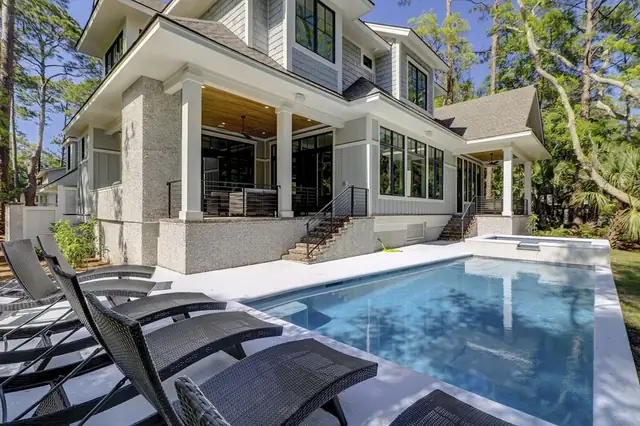 Pool of this home in Sea Pines