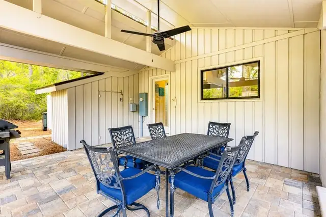 Balcony of this home in Sea Pines
