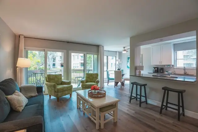 Living room at Lighthouse Tennis Villas 2408
