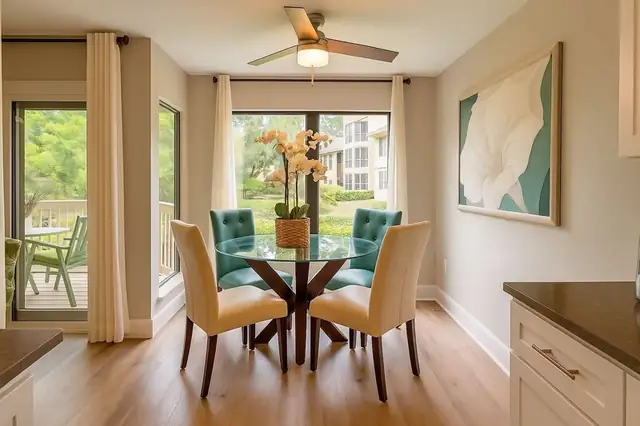 Dining area at Lighthouse Tennis Villas 2408