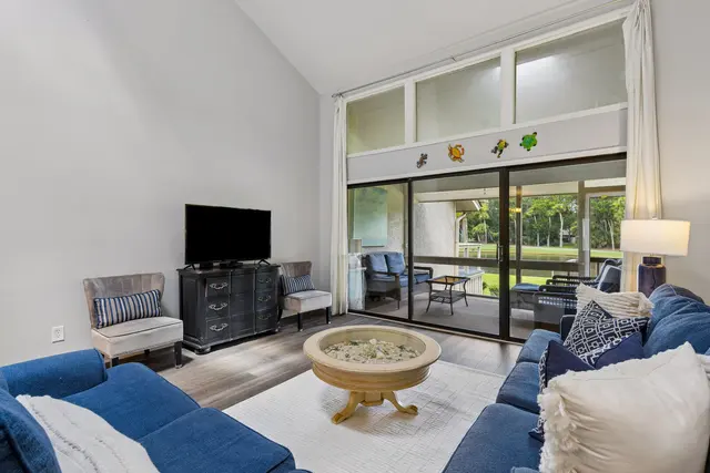 Living room at Ocean Course Villas 548