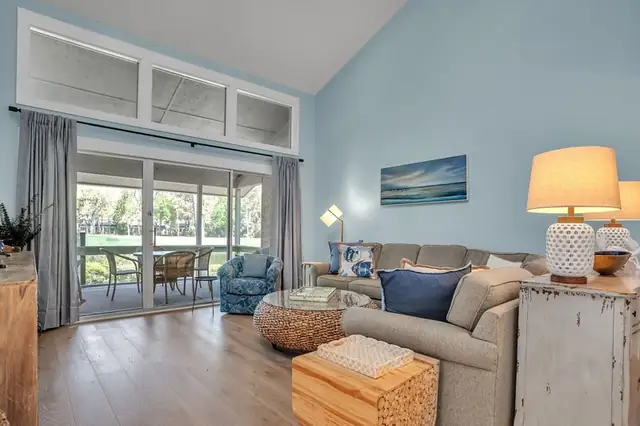 Living room at Ocean Course Villas 559