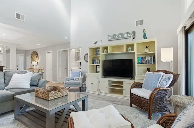 Living room at Ocean Course Villas 563