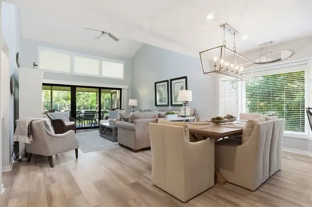 Living room at Ocean Course Villas 563
