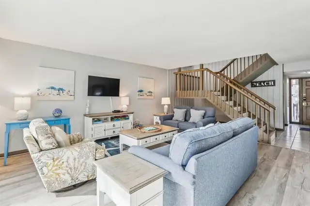 Living room at South Beach Villas 1402