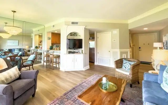 Living room at Captains Quarters 206