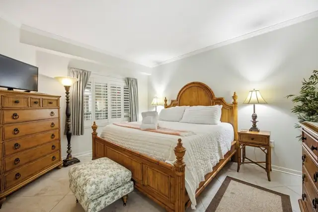 Bedroom at Captains Quarters 207