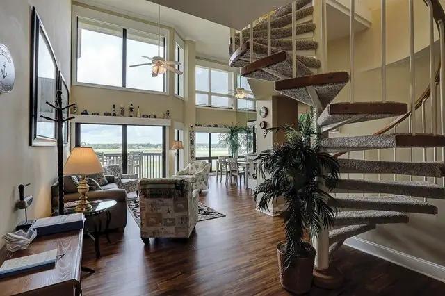 Living room at Captains Quarters 226