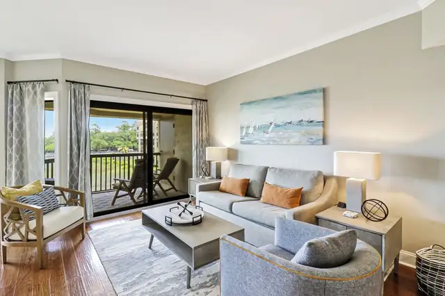 Living room at Captains Quarters 253