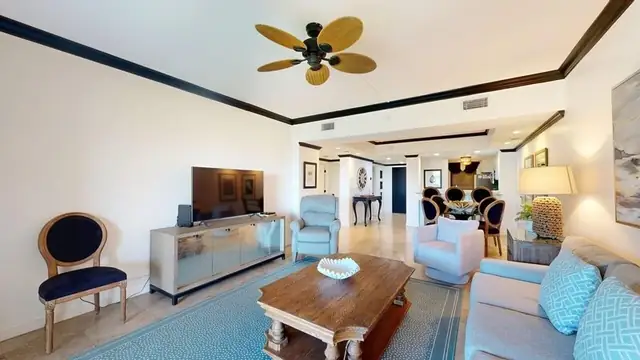 Living room at Captains Quarters 240