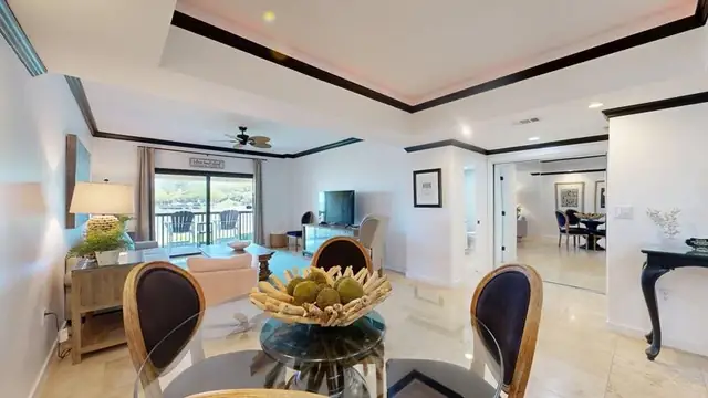 Dining area at Captains Quarters 240